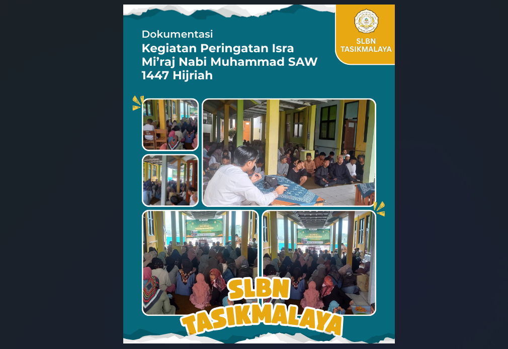 Peringatan Isra Mi’raj Nabi Muhammad SAW 1447 H di SLB Negeri Tasikmalaya